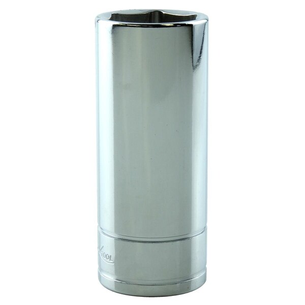 K-Tool International 3/8" Drive, 17mm Metric Socket, 6 Points, Deep 6Pt, Chrome 3/8"Dr, 17mm KTI-27217 - main